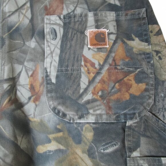 Vintage Carhartt B158 Realtree Camo Pants 38x30 | Union Made USA Dungaree Fit - Picture 6 of 9